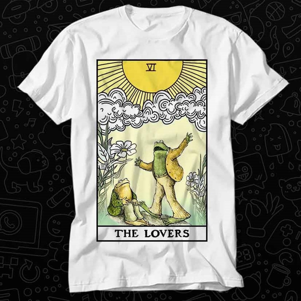 Frog & Star The Lovers Tarot Card T Shirt